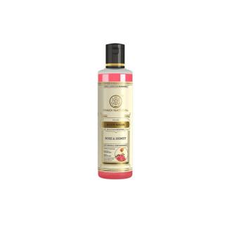 Khadi Natural Rose  Honey Ayurvédikus Rózsa Méz tusfürdő 210 ml (SLS, Paraben Free)