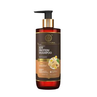 Khadi Natural Szója Proteinnel Dúsított Ayurvédikus Növényi Sampon 310 ml (SLS, Paraben Free)