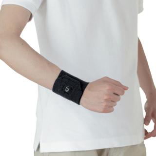 Phiten DayFit Csuklópánt EasyFit, fekete (23 x 8 cm) közép erős