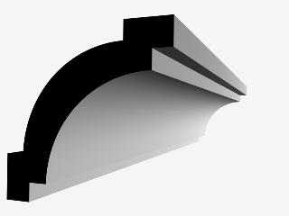 SL-06F polisztirol díszléc 80x80 mm