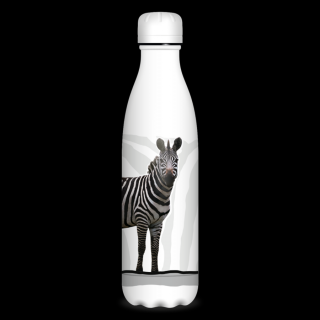 Ars Una Zebra (Máté Bence) duplafalú fémkulacs 500 ml