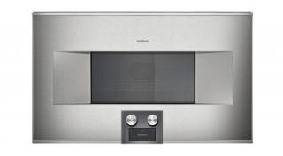 Gaggenau BM 485 110 PRÉMIUM minőségű kombi-mikrohullámú sütő szélessége 76 cm