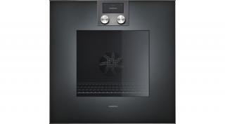 Gaggenau BO 420 102 antracit színű pirolitikus sütő, jobbos, 60cm széles