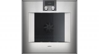 Gaggenau BO 420 112 nemesacél pirolitikus sütő, jobbos, 60cm széles