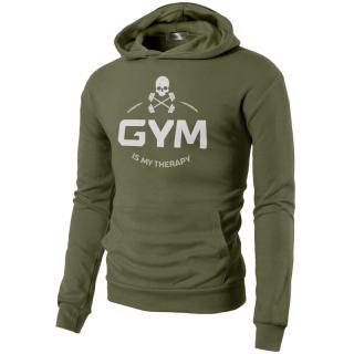 MOTIVATED - Férfi sport pulóver GYM (zöld) 344 (XL) - MOTIVATED