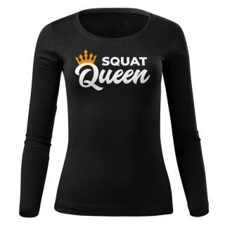 MOTIVATED - Hosszú ujjú edző póló női SQUAT QUEEN 418 (XS) - MOTIVATED