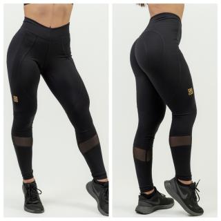 NEBBIA - Alakformáló sport leggings 843 (black-gold) (M) - NEBBIA