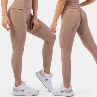 NEBBIA - Bordázott pamut leggings 405 (brown) (M) - NEBBIA