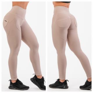 NEBBIA - Bubble Butt Lifting Effect push up leggings magas derékkal 587 (cream) (L) - NEBBIA