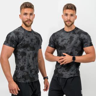 NEBBIA - Férfi funkcionális póló terepmintás 340 (black) (XL) - NEBBIA