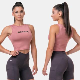 NEBBIA - Fit and Sporty top 577 (old rose) (M) - NEBBIA