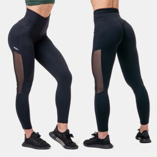 NEBBIA - High waist MESH leggings 573 (black) (XS) - NEBBIA