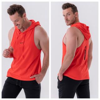 NEBBIA - Kapucnis edző trikó férfi 323 (red) (XL) - NEBBIA