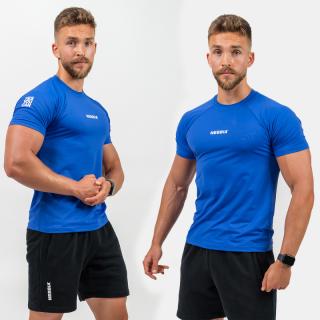 NEBBIA - Kompressziós fitness póló férfi 339 (blue) (XL) - NEBBIA