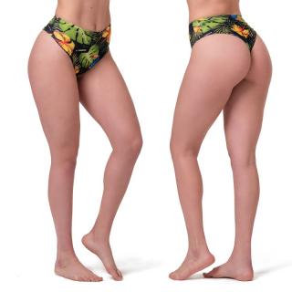NEBBIA - Magas derekú brazil bikini alsó 555 (Tr. Jungle Green) (S) - NEBBIA
