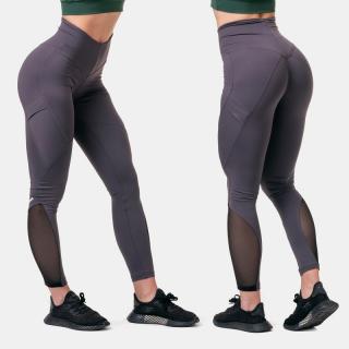 NEBBIA - Magas derekú fitness leggings Fit and Smart 572 (marron) (L) - NEBBIA