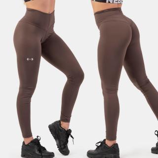 NEBBIA - Női edző leggings CLASSIC PERFORMANCE 403 (brown) (S) - NEBBIA