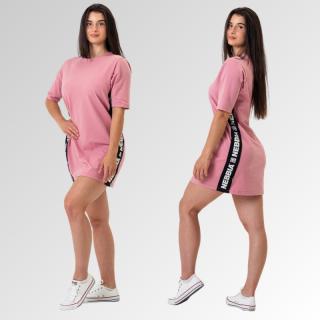 NEBBIA - Sportos oversizes ruha NEBBIA CLUB 594 (old rose) (M/L) - NEBBIA