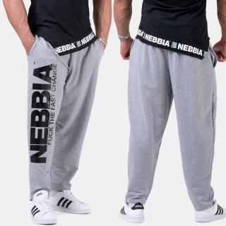 NEBBIA - Testépítő sportnadrág 198 (grey) (XL) - NEBBIA