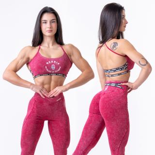 NEBBIA - Washed pamut sportmelltartó LEGACY 779 (red) (L) - NEBBIA
