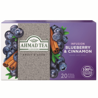 Ahmad tea Kékáfonya  Fahéj  (20 filter)
