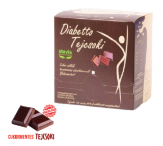 Diabetto - Energiacsökkentett forró csokoládé ízű italpor 20 tasak/doboz