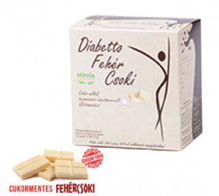 Diabetto - Energiacsökkentett forró fehér csokoládé ízű italpor 20 tasak/doboz