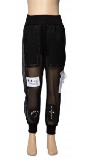 HIP-HOP fekete hálós hosszú nadrág