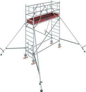 Gurulóállvány 1000-es sorozat / 2,5 x 0,75 m Munkamagasság: 4,30m