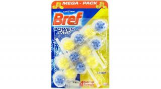 Bref Power Aktiv Citrom Wc Tisztitó + Illatosító 3x50 g