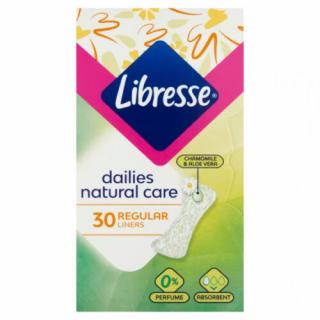 Libresse Dailies Natural Care 0% Perfume Normal Tisztasági Betét 30 db