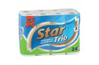 Star Trió Wc Papír 3 réteg 24 tekercs