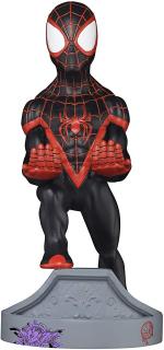 Cable Guys: Marvel Spiderman Miles Morales Telefon/kontroller tartó (20cm) (Figurák)