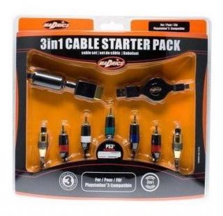 MadRics: Madrics 3 in 1 Cable Starter Pack (PlayStation 3)