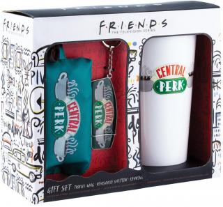 Paladone: Friends Gift Set (Travel Mug, Reusable Shopper, Keyring) (Ajándéktárgyak)