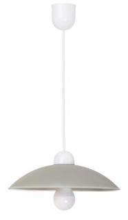 Cupola függ. D32,5cm, fix függ.,szürke