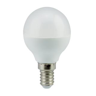 Gömb LED fényforrás, E27, 6W