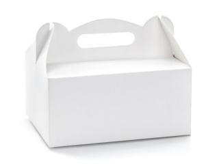 sütis doboz 19x14x9 cm (10 db/cs) - szögletes, fehér