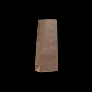 Redős, talpas papírtasak 10.5x27+6.5 cm barna, 70g