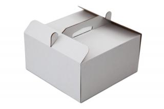Torta doboz közepes (30x30+18 cm)