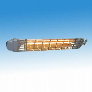 Moel FIORE infra hősugárzó, függeszthető kivitel, 1200 W-os, 712x112x83mm 4-6 m2; 230 V, láncos rögzítéssel