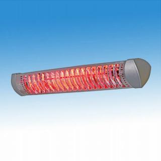 Moel SHARKLITE infra hősugárzó, rubin fényű fűtőelemmel, 1800 W-os, 835x112x83mm 8-10 m2; 230 V, fali rögzítéssel