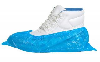 Cipővédő egyszer használatos CPE Kék