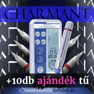 Charmant sminktetováló gép- 10 db. ajándék tűvel