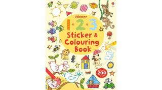 123 STICKER AND COLOURING BOOK