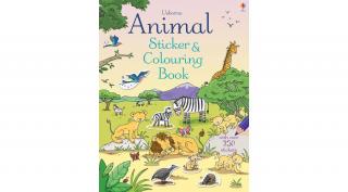 ANIMAL STICKER AND COLOURING BOOK - SZÉPSÉGHIBÁS TERMÉK
