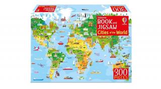 BOOK AND JIGSAW - CITIES OF THE WORLD