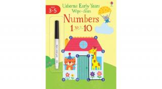 EARLY YEARS WIPE-CLEAN NUMBERS 1 TO 10