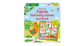 FARM MATCHING GAMES AND BOOK