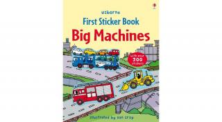 FIRST STICKER BOOKS BIG MACHINES